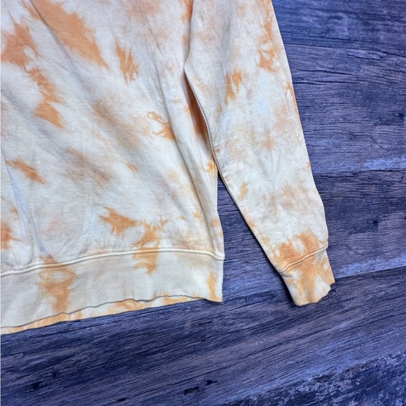 Athleta Cream and Orange Crew Neck Sweater - Picture 3 of 7